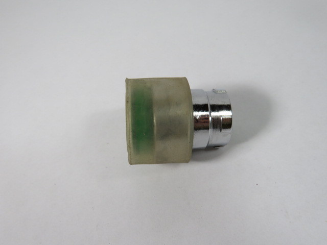 Telemecanique ZB4-BP3 Green Clear Boot Push Button Operator Only USED