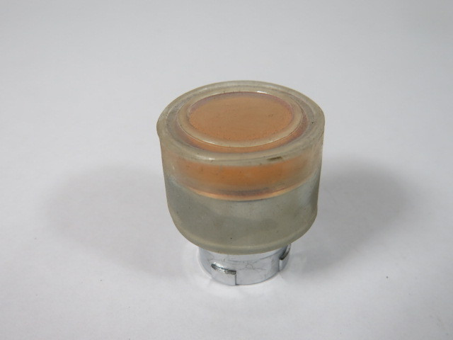 Telemecanique ZB4-BP5 Yellow Clear Boot Push Button Operator Only USED
