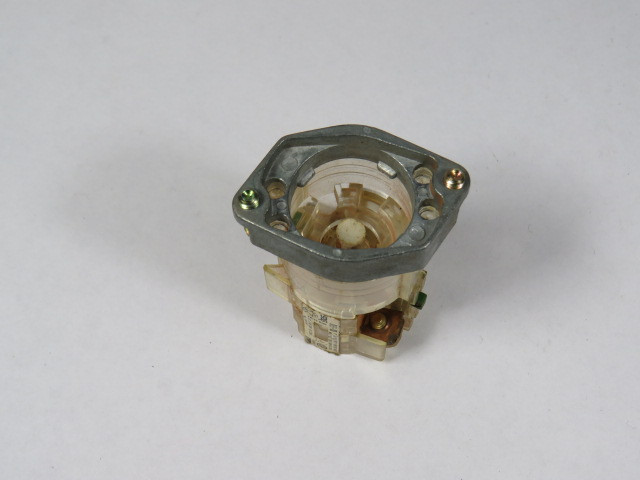 Sprecher + Schuh DE1-10 Contact Block w/ Mounting Base 10A 500VAC 1NO USED