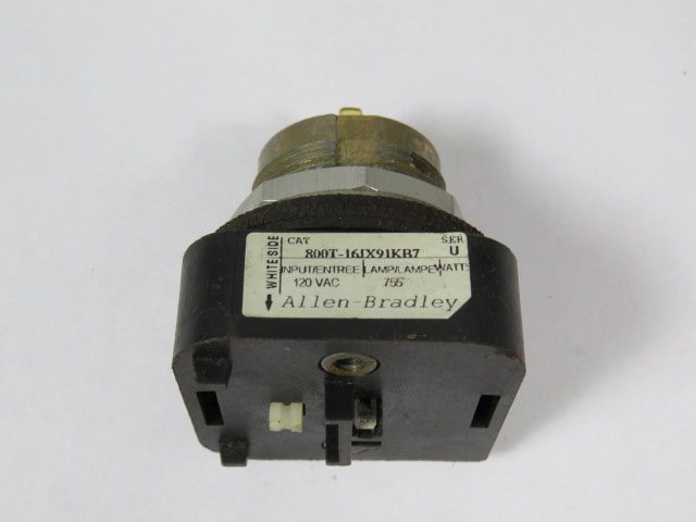 Allen-Bradley 800T-16JX91KB7 Selector Switch Operator 3-Pos NO CAP USED