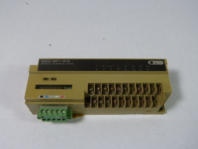 Omron DRT1-ID16 Remote Terminal 24VDC USED