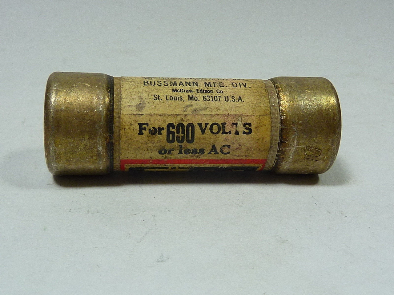 Hi-Cap JHC-20 Time Delay Fuse 20A 600V USED