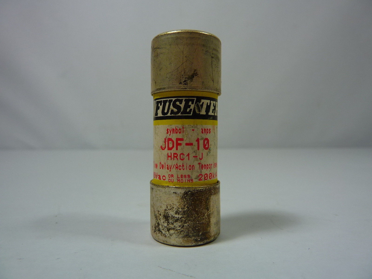 Fusetek JDF-10 Time Delay Fuse 10A 600V USED