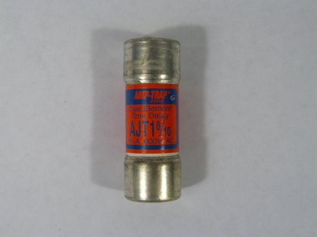 Amp-Trap AJT1-8/10 Dual Element Time Delay Fuse 1-8/10A 600V USED