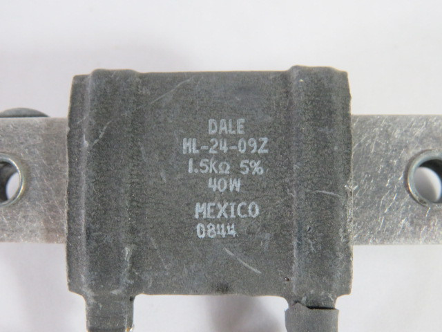 Dale HL-24-09Z Wirewound Resistor 1.5K Ohms 5% 40W USED