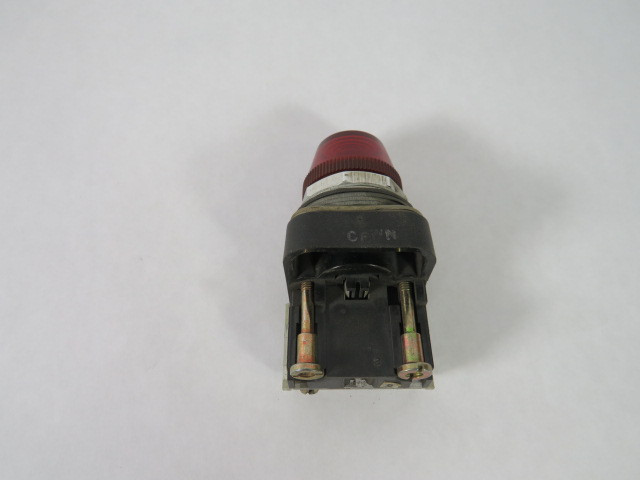 Allen-Bradley 800T-Q10R Universal Pilot Light 120V Red Lens Series N USED