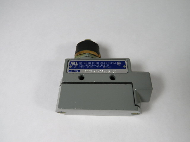 Microswitch BZE6-2RN28 Limit Switch 15A 125/250/480VAC ! AS IS !