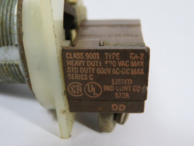 Square D 9001-KS11H5 Selector Switch No Operator 1NO 2-Position USED