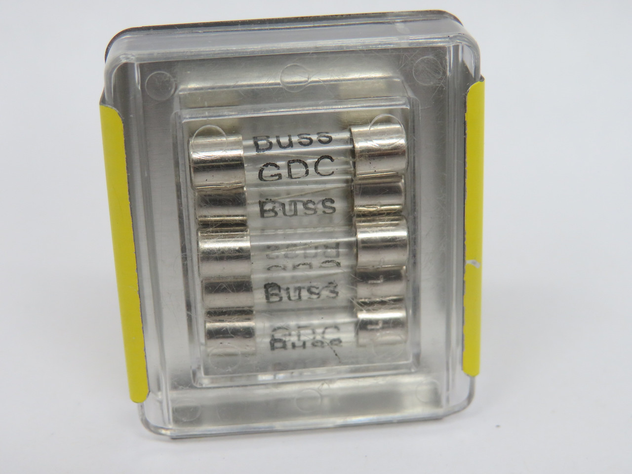 Eaton Bussmann GDC-5A Glass Miniature Fuse 5A 250VAC 5-Pack DMG Case NEW