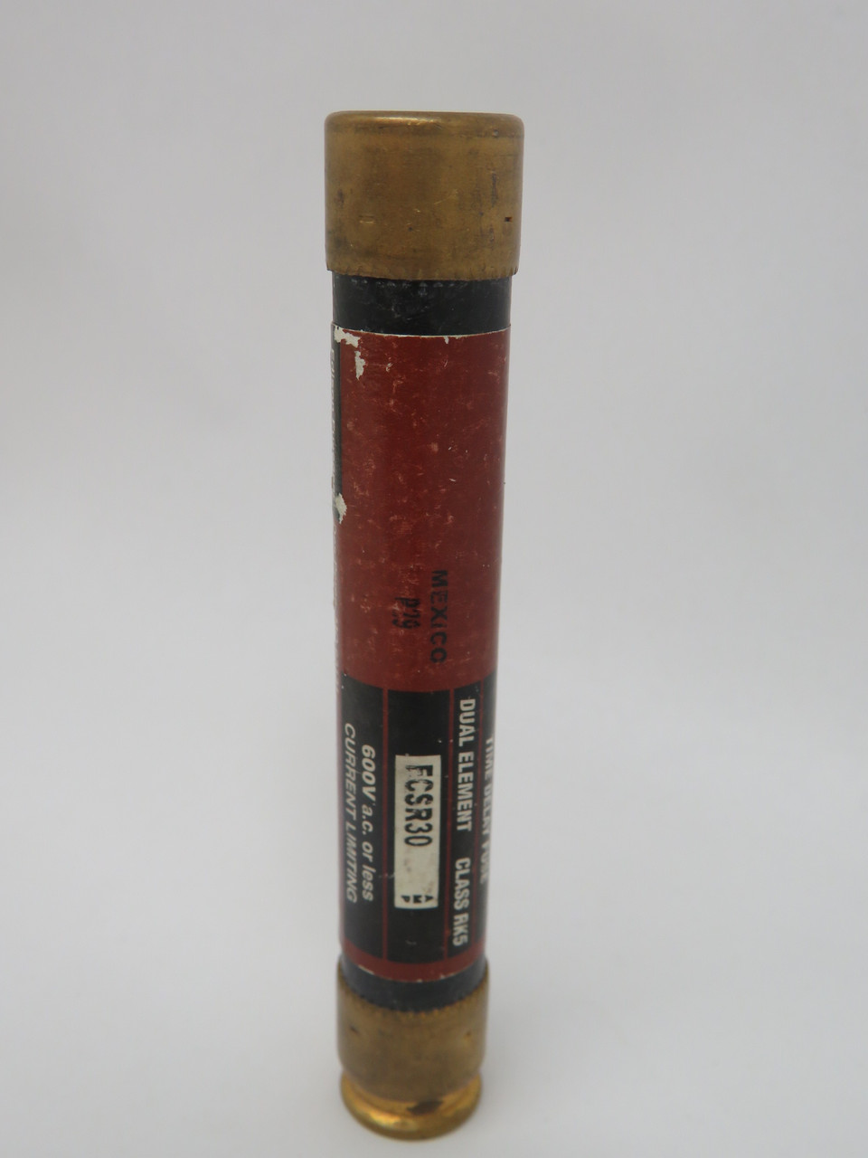 Bullet ECSR30 Time Delay Fuse 30A 600VAC USED