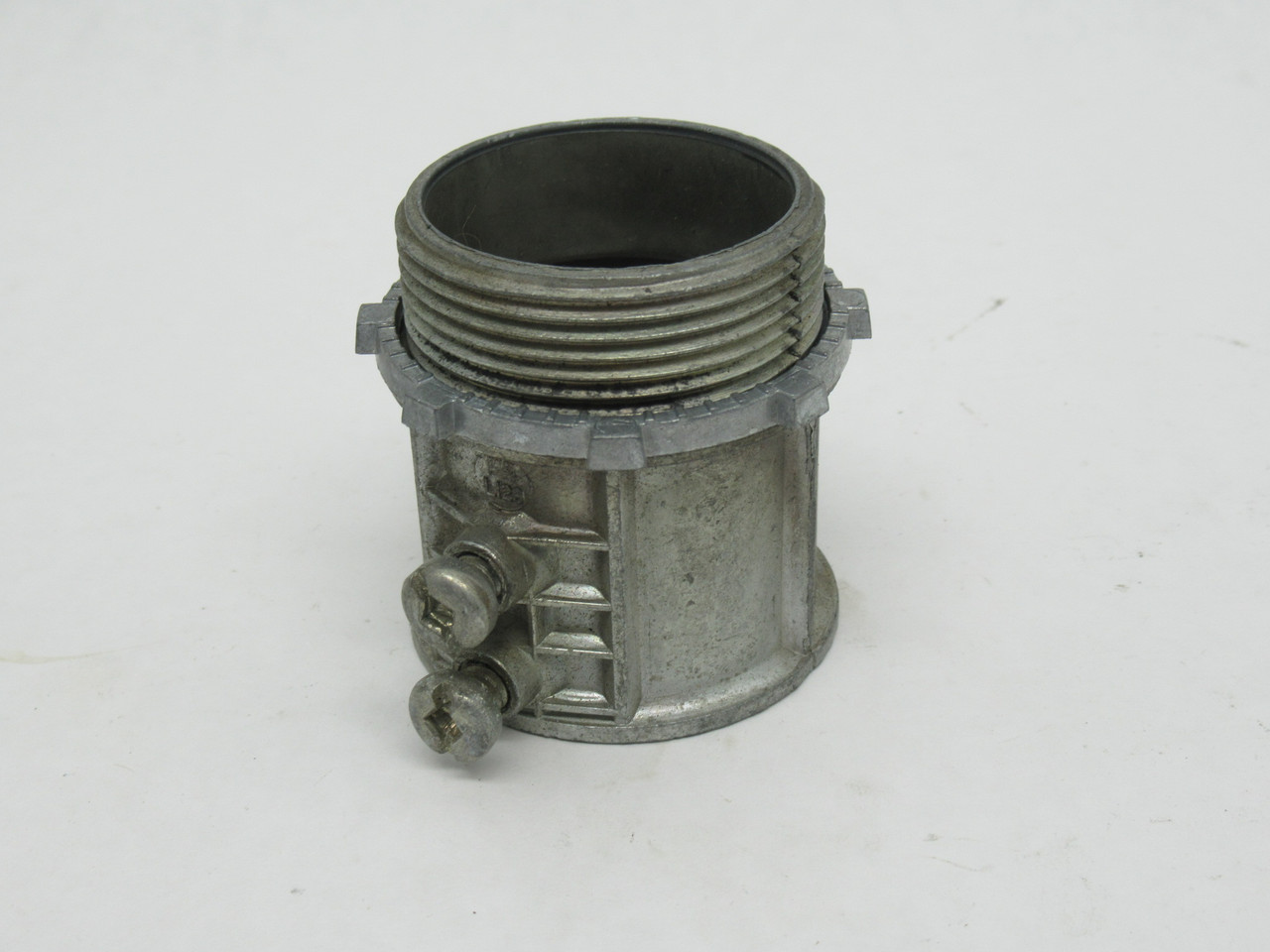 Halex L129 Zinc EMT Set Screw Connector 1.5"T 1.75"OD 2.25"L Lot of 10 USED
