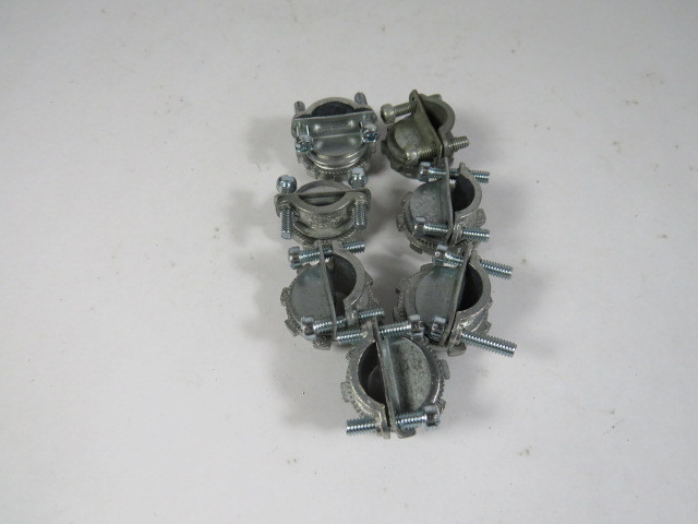 Thomas & Betts NC-301 Zinc Connector Clamp 3/8" .18-.64 Range Lot of 7 USED