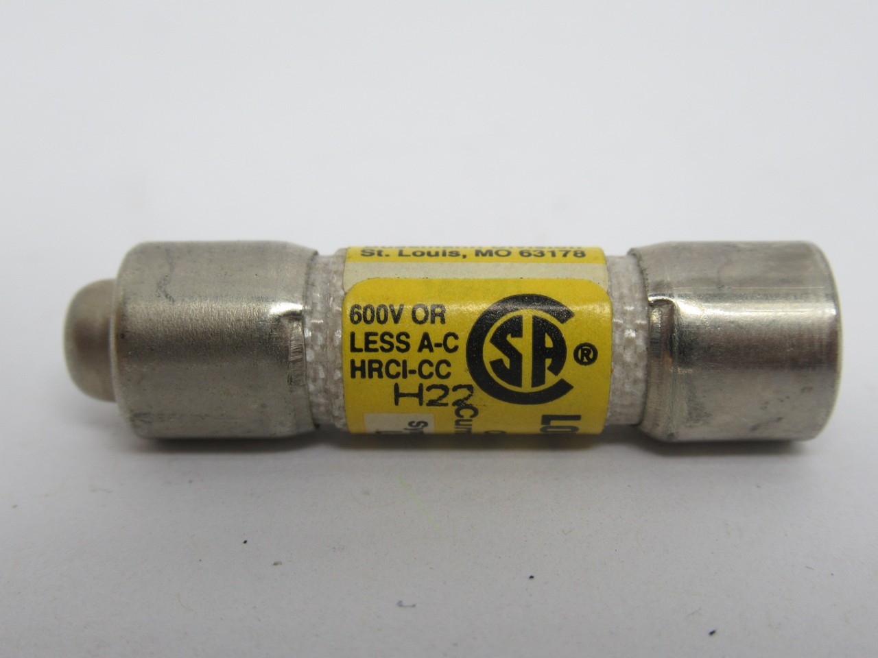 Bussmann LP-CC-2 Low-Peak Time Delay Current Limiting Fuse 2A 600VAC USED