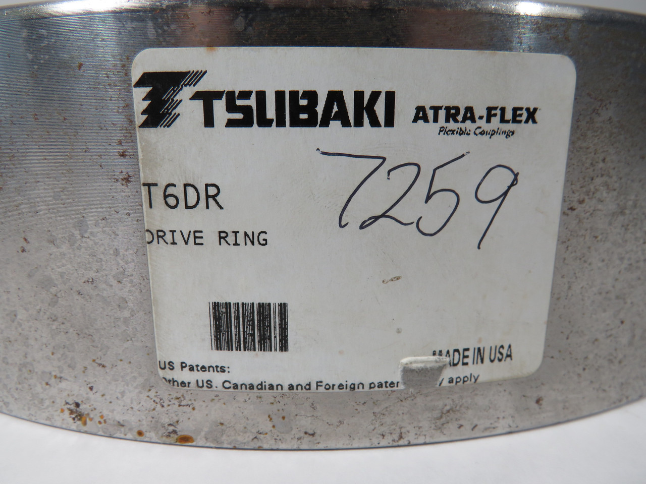 Tsubaki T6DR Drive Ring for T-Flex Coupling RUST/SHELF WEAR NOP