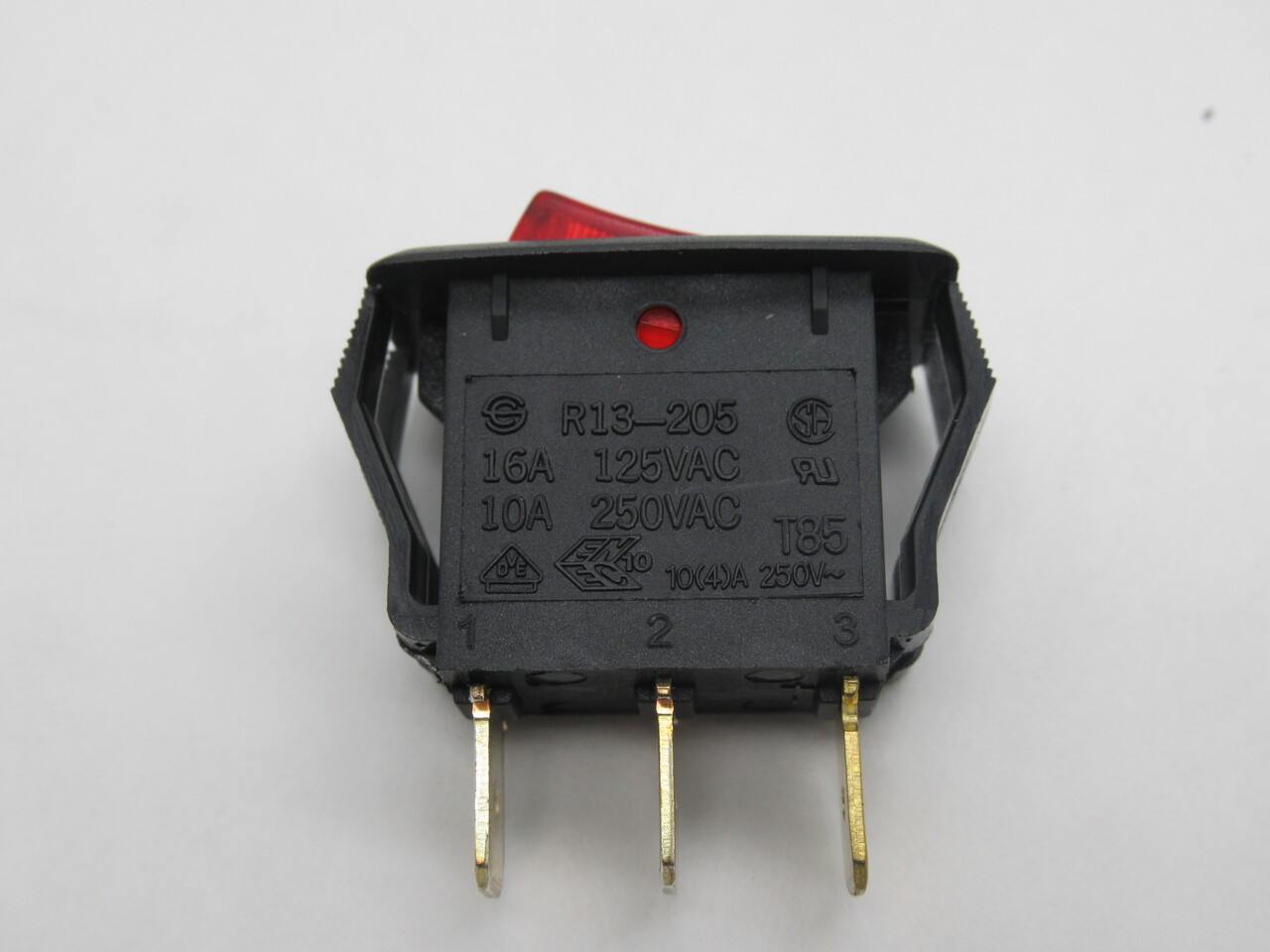 Ideal 774039 Lighted Rocker Switch RED ON/OFF 16A 125VAC 1/3HP NEW