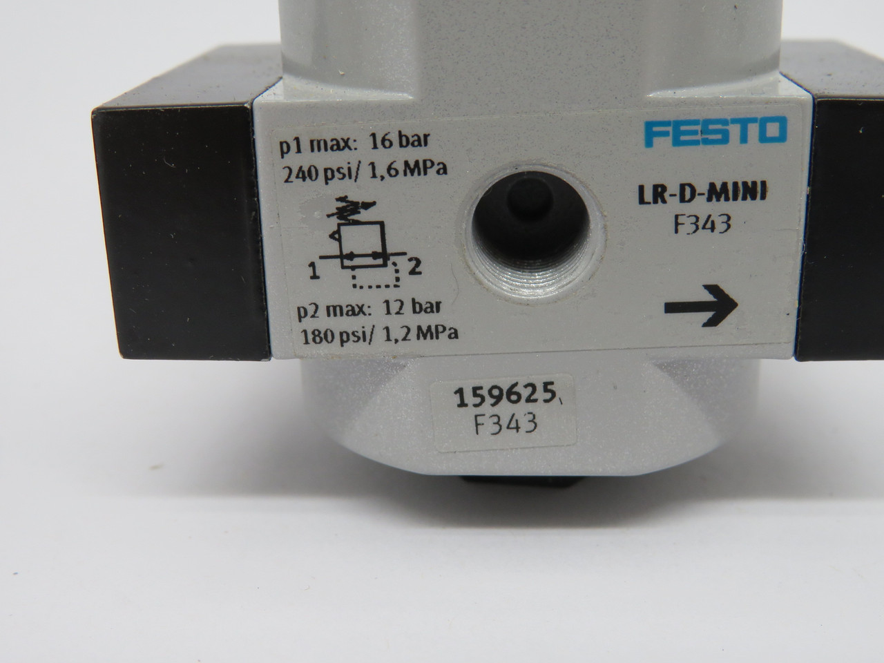 Festo 159625 LR-1/4-D-MINI Pressure Regulator G1/4 180 psi SHELF WEAR NEW