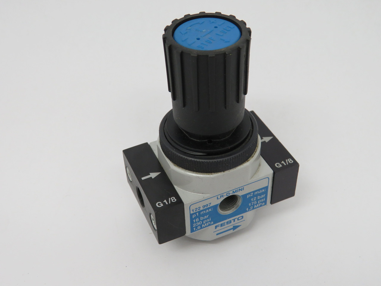 Festo 159624 LR-1/8-D-MINI Pressure Regulator G1/8 12 bar 175 psi NO GAUGE USED