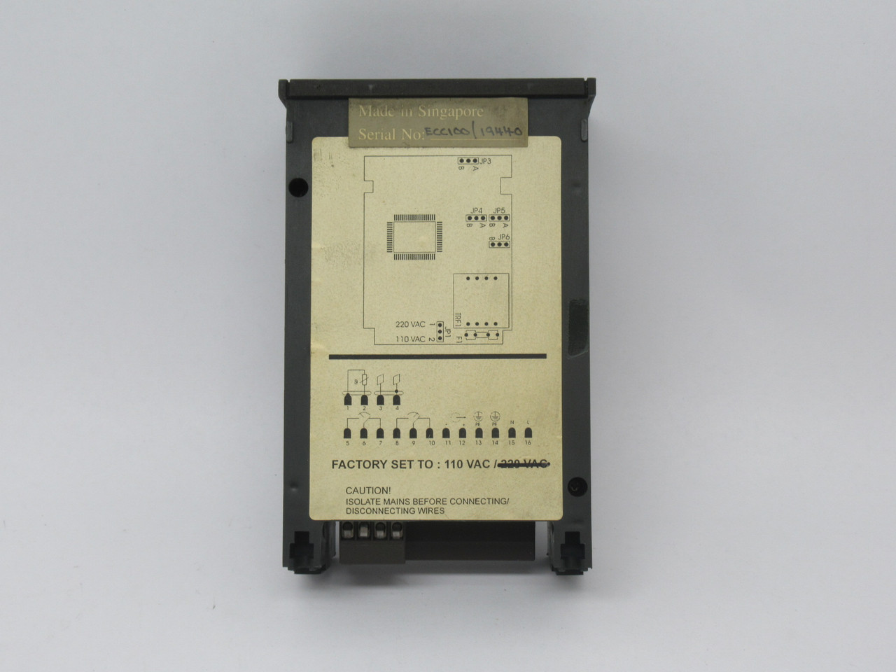 Oakton WD-35100-20 Conductivity Controller 1/8 DIN 110VAC SCRATCHED DISPLAY USED