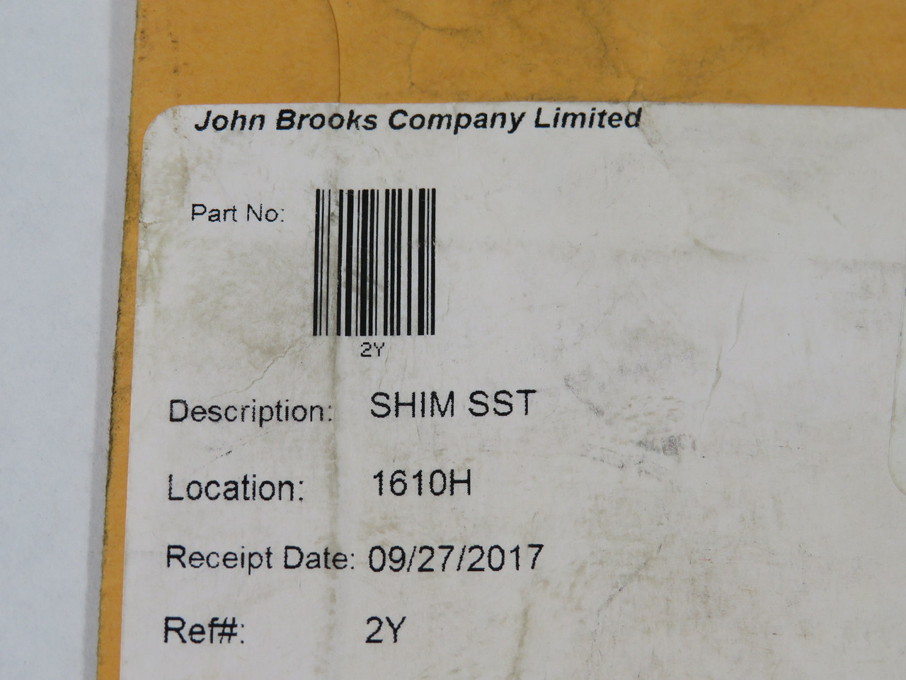 Gorman-Rupp 2Y-17090 Adjustable Shim Set NOP