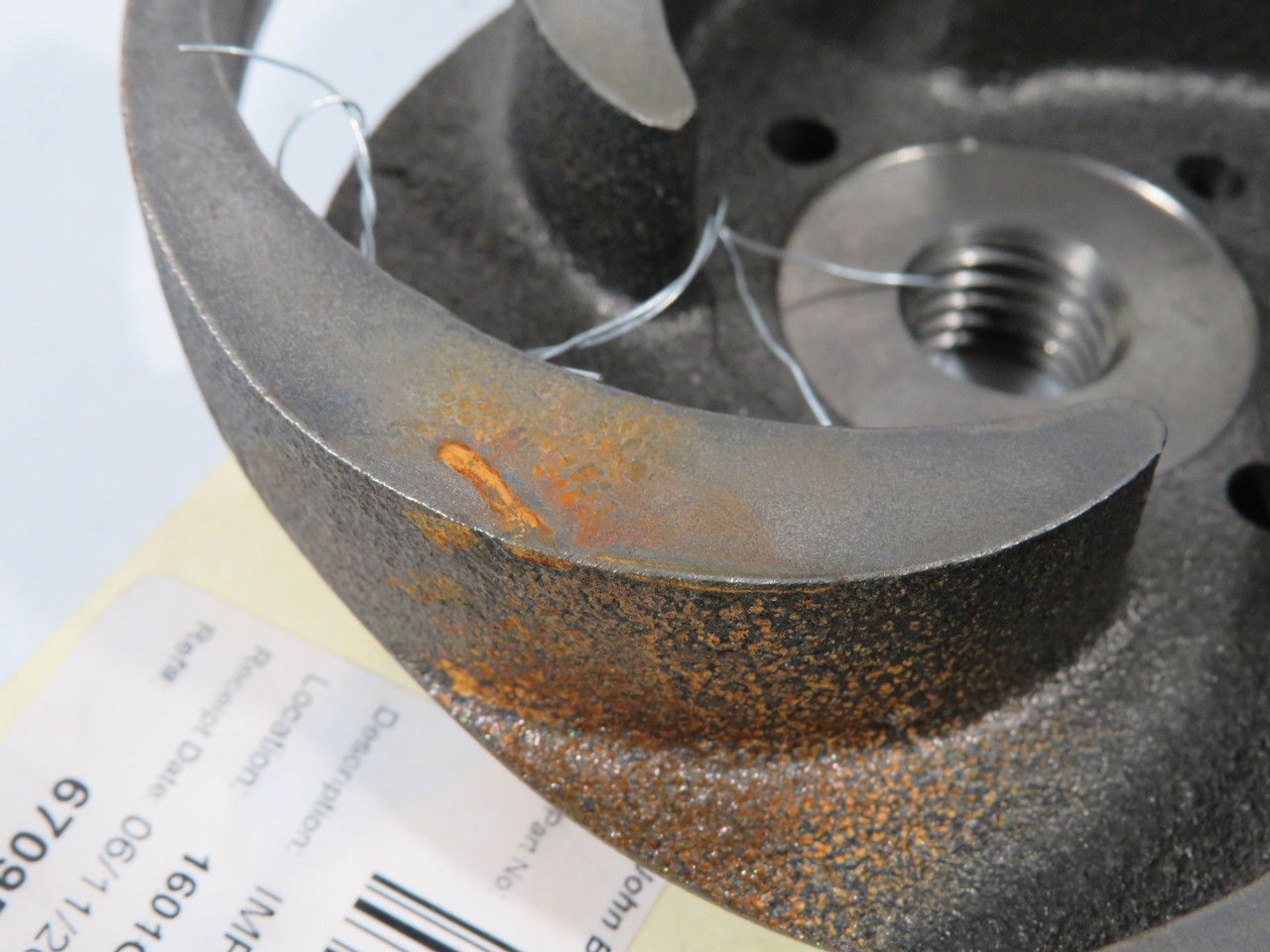 Gorman-Rupp 6709B-10010 Cast Iron 4-Vane Impeller SHELF WEAR NOP