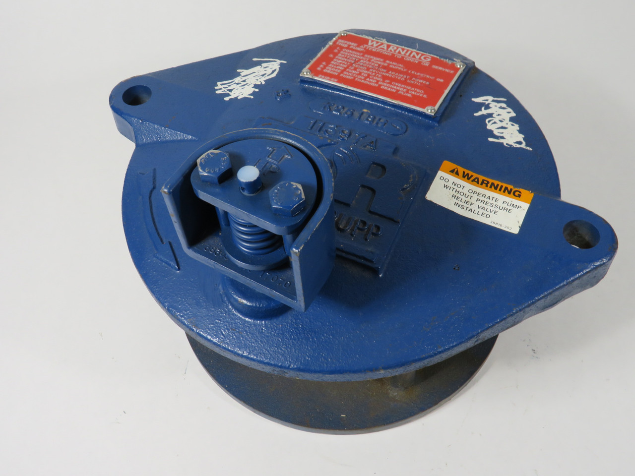 Gorman-Rupp 42111-902 11397A K251BH Pump Cover Plate RUST/SHELF WEAR NOP