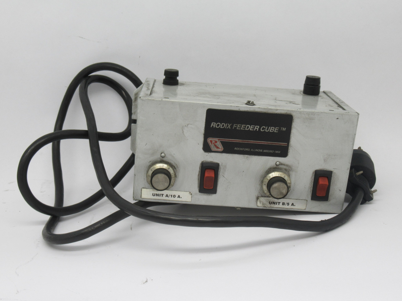 Rodix FC-42 Dual Feeder Control Cube 120VAC 50/60Hz 10/5A USED