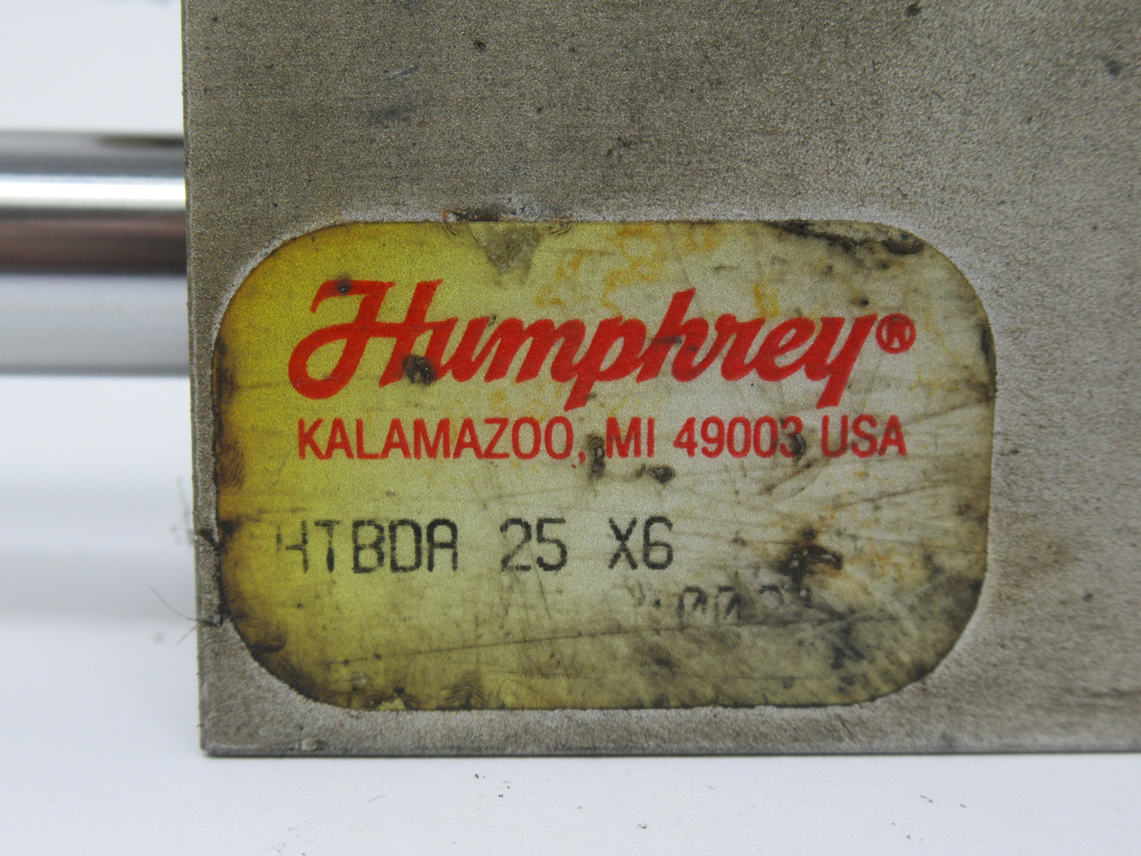 Humphrey HTBDA-25X6 Twin Rod Cylinder 25mm Bore 6" Stroke USED