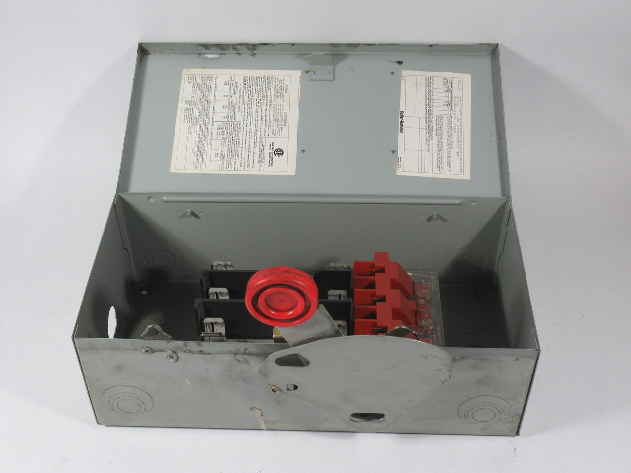 Eaton Cutler-Hammer 1HD361 Heavy Duty Safety Switch 30A 600VAC 60Hz 3-Pole USED
