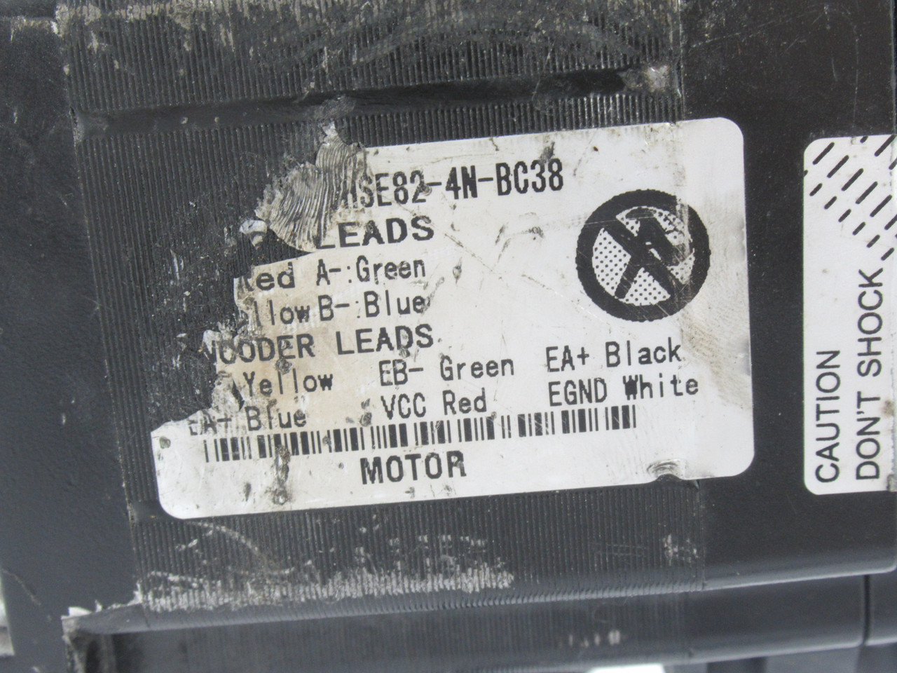 Rattmmotor 86HSE82-4N-BC38 Closed Loop Stepper Motor *DAMAGED LABEL* USED