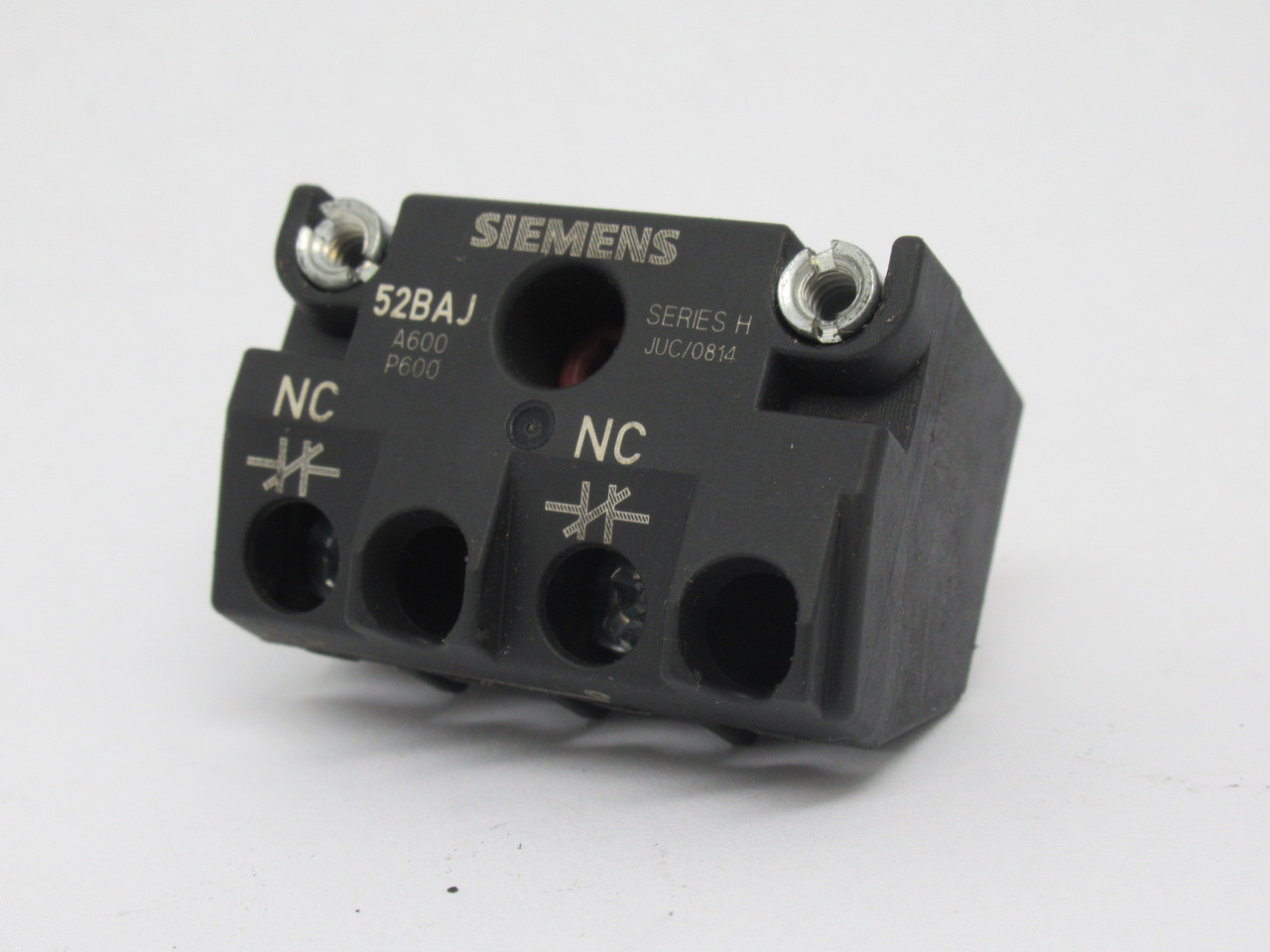Siemens 52BAJ Contact Block 1NC 660V Series H USED