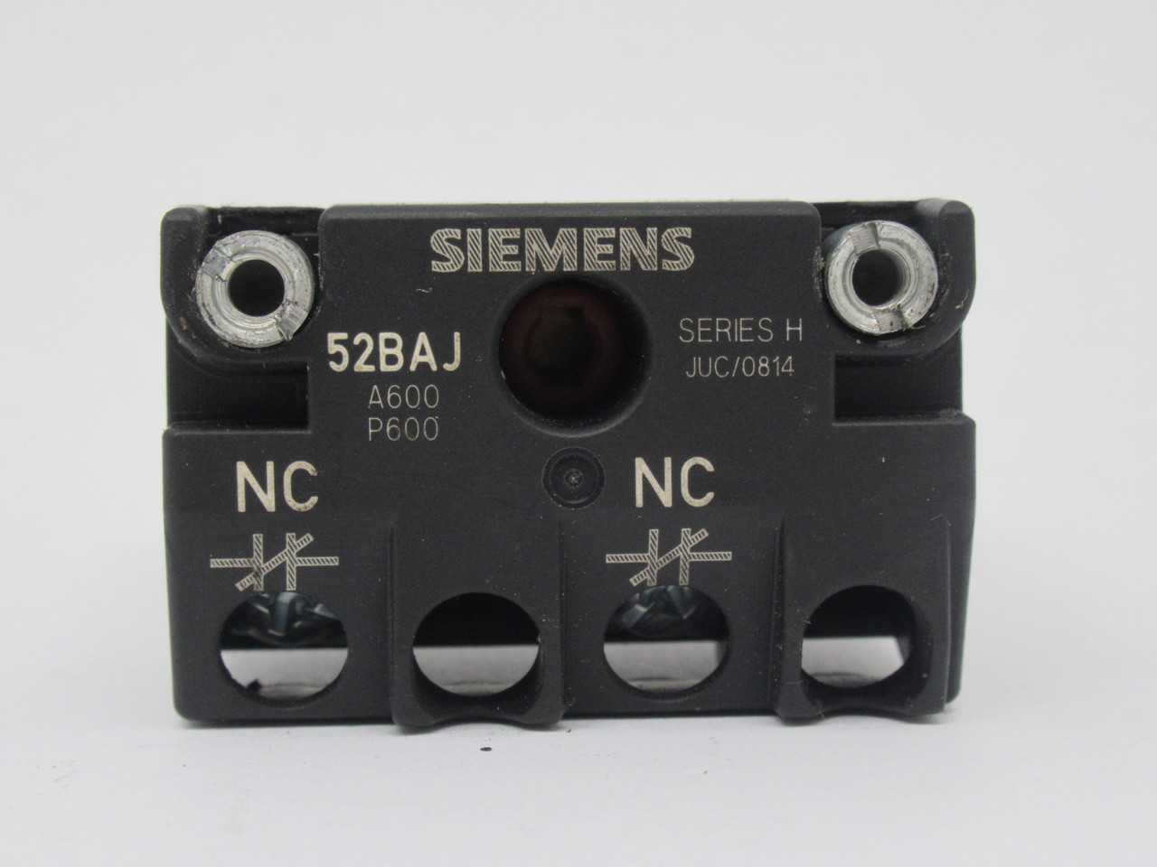 Siemens 52BAJ Contact Block 1NC 660V Series H USED