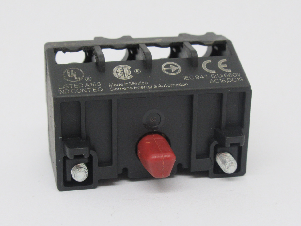 Siemens 52BAJ Contact Block 1NC 660V Series H USED