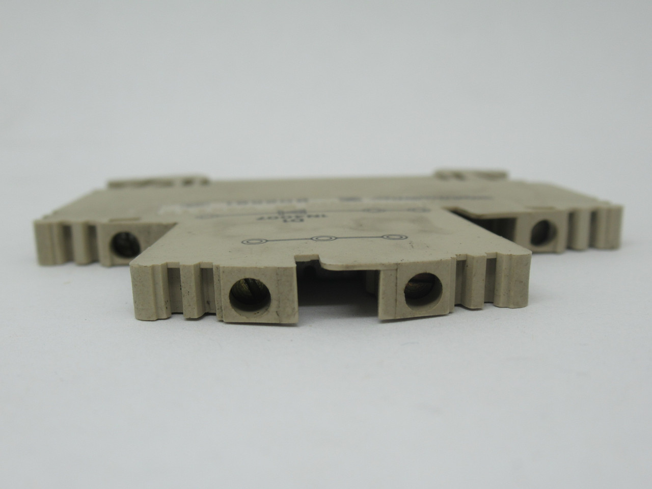 Weidmuller WDK2.5D Terminal Block 2.5mm 26-12AWG Beige Lot of 20 USED