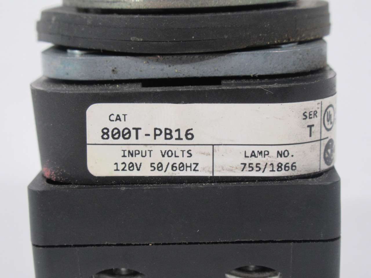 Allen-Bradley 800T-PBH16G Illuminated Momentary Push Button Ser.T NO LENS USED