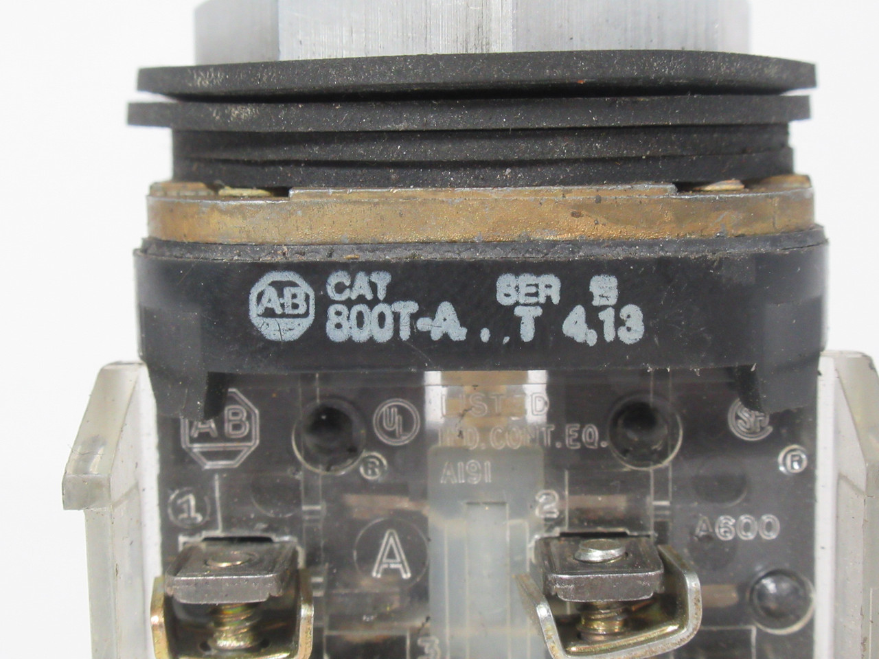 Allen-Bradley 800T-A7A2 Momentary Push Button Ser.T 2NO Blue USED