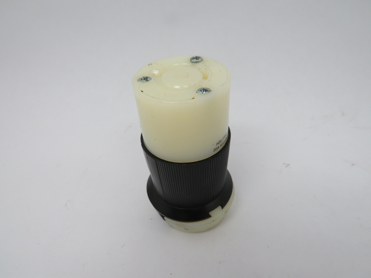 Hubbell HBL2353 Twist-Lock Connector 20A 600VAC 3W 2P USED