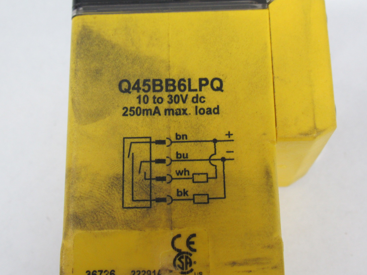 Banner 36726 Q45BB6LPQ Rugged Rectangle Sensor 0.15-6m 10-30VDC SHELF WEAR NEW