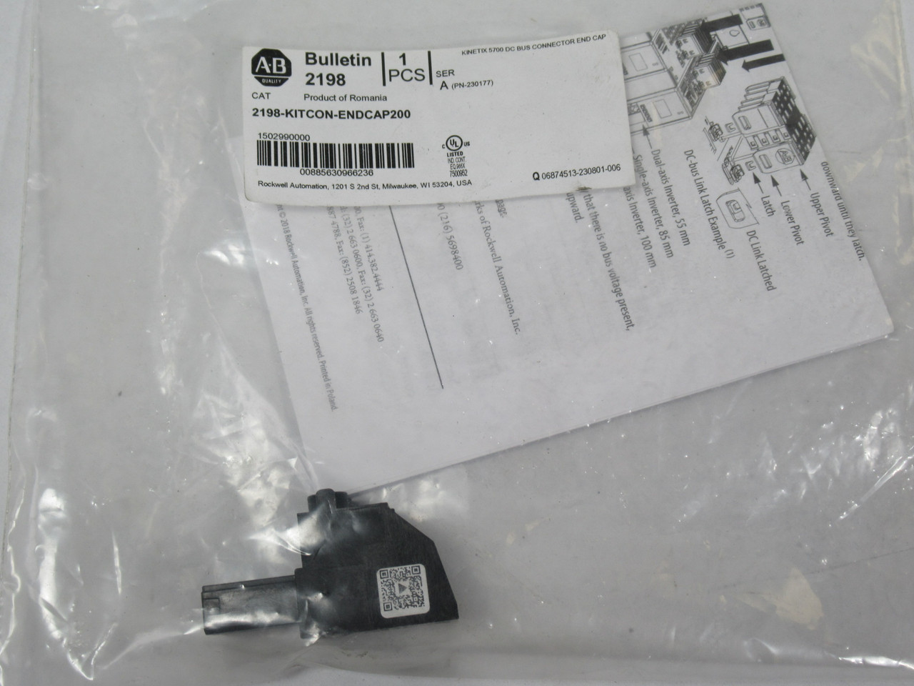 Allen-Bradley 2198-S086-ERS3 Ser B Kinetix 5700 Single Axis Inverter 24VDC NEW