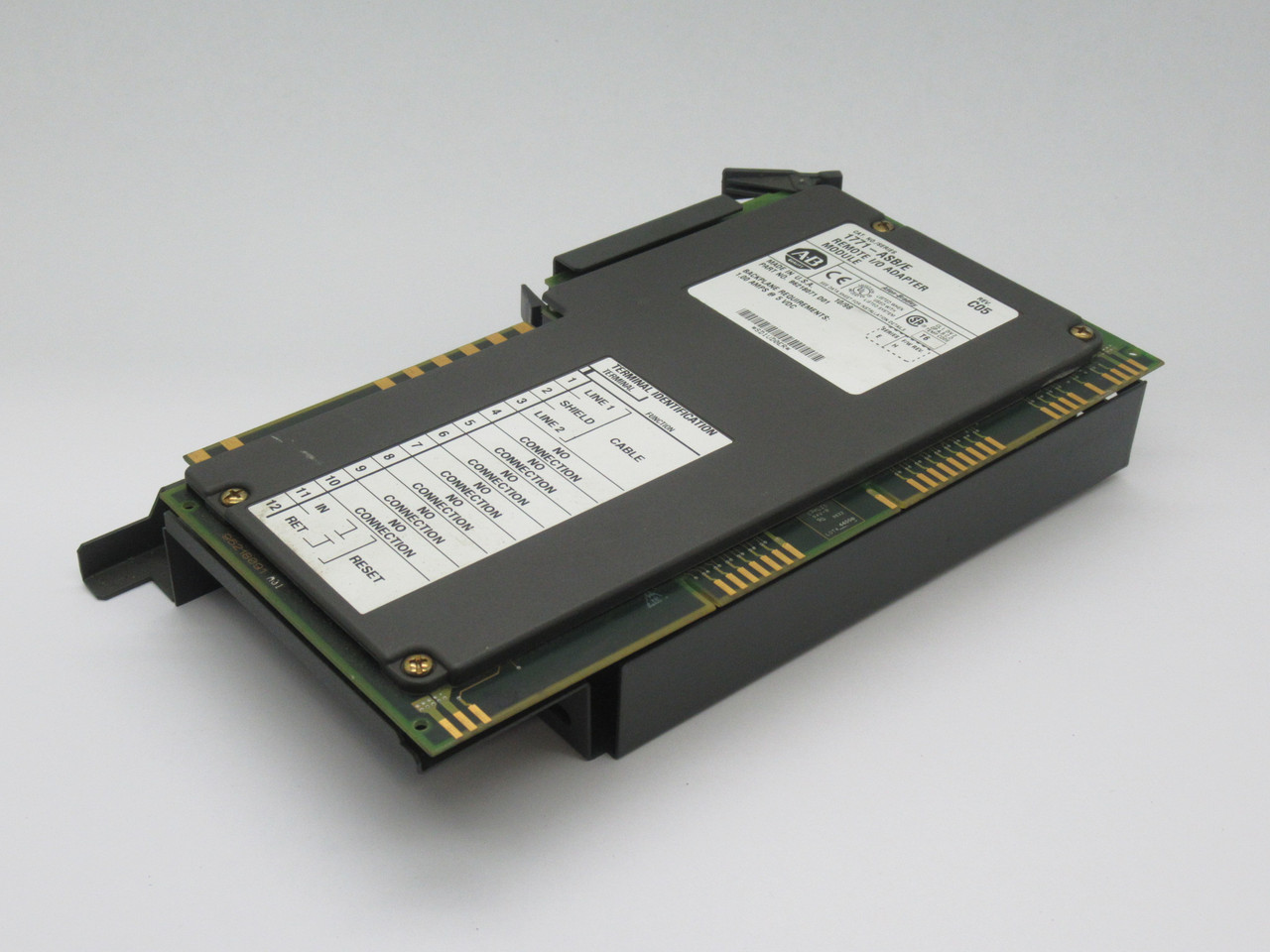 Allen-Bradley 1771-ASB Series E Remote I/O Adapter Module 1A@5VDC USED