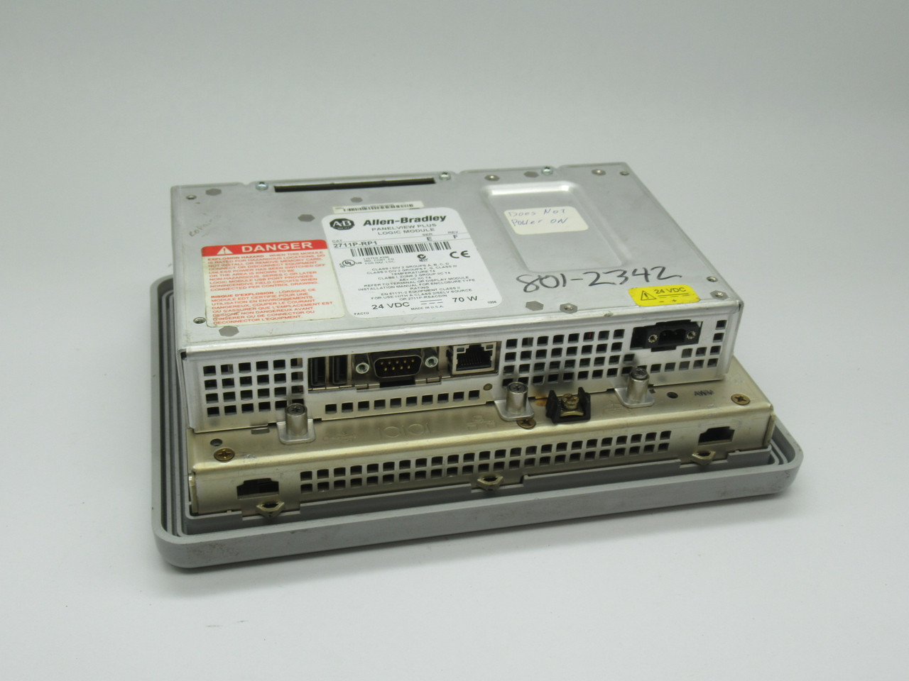 Allen-Bradley 2711P-T7C4D1 Color Operator Terminal 24VDC 70W AS IS