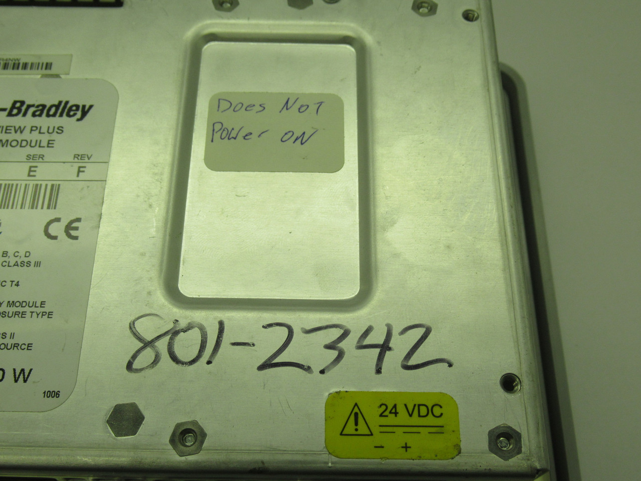 Allen-Bradley 2711P-T7C4D1 Color Operator Terminal 24VDC 70W AS IS