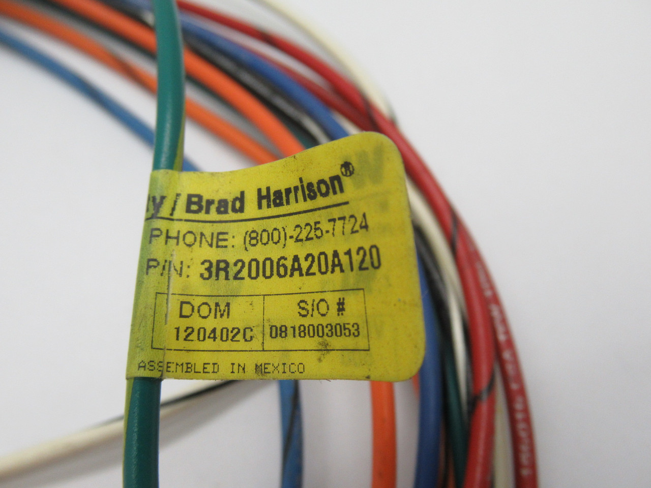 Woodhead 3R2006A20A120 Mini-Change Receptacle 12-Pole 12" L SHELF WEAR NOP