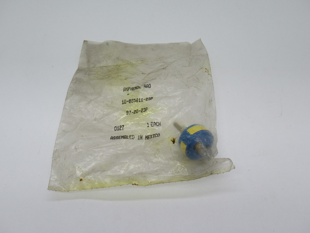 Amphenol 97-20-23P Connector Insert Assembly 2-Pin DIRTY BAG NWB