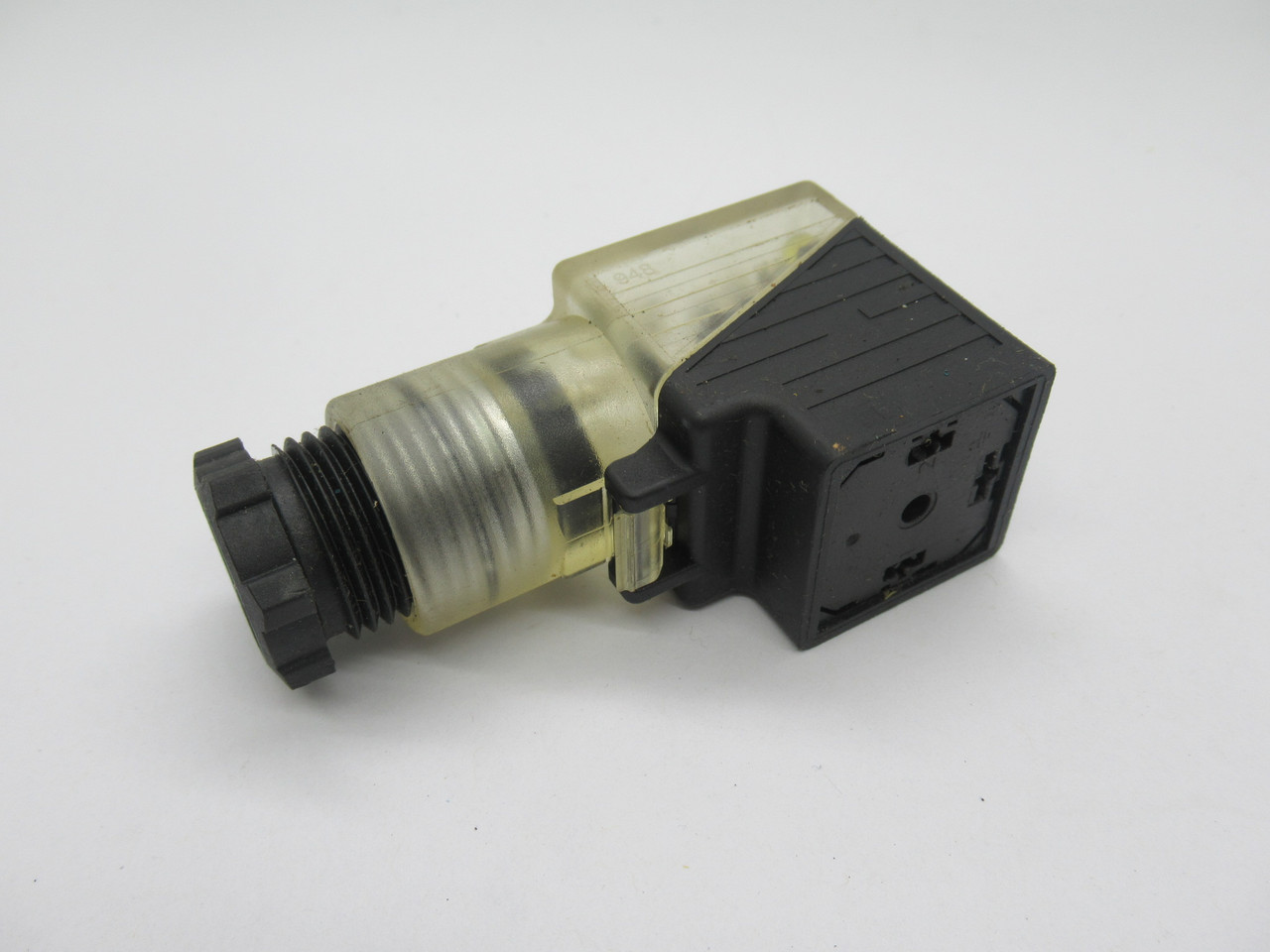 Rexroth R900057453 Plug-In Solenoid Valve Connector 12-240VAC/DC NO SCREW USED