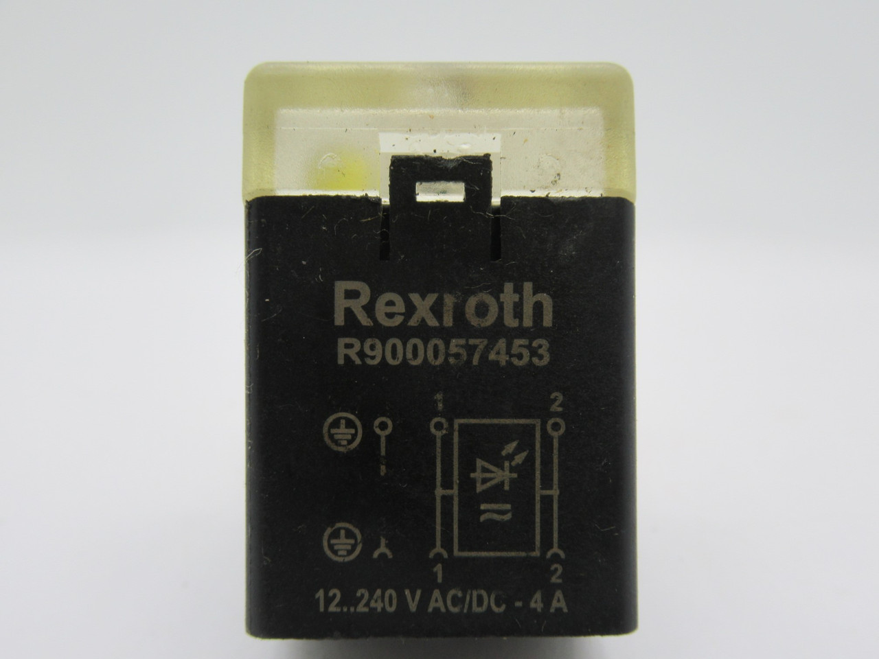 Rexroth R900057453 Plug-In Solenoid Valve Connector 12-240VAC/DC NO SCREW USED