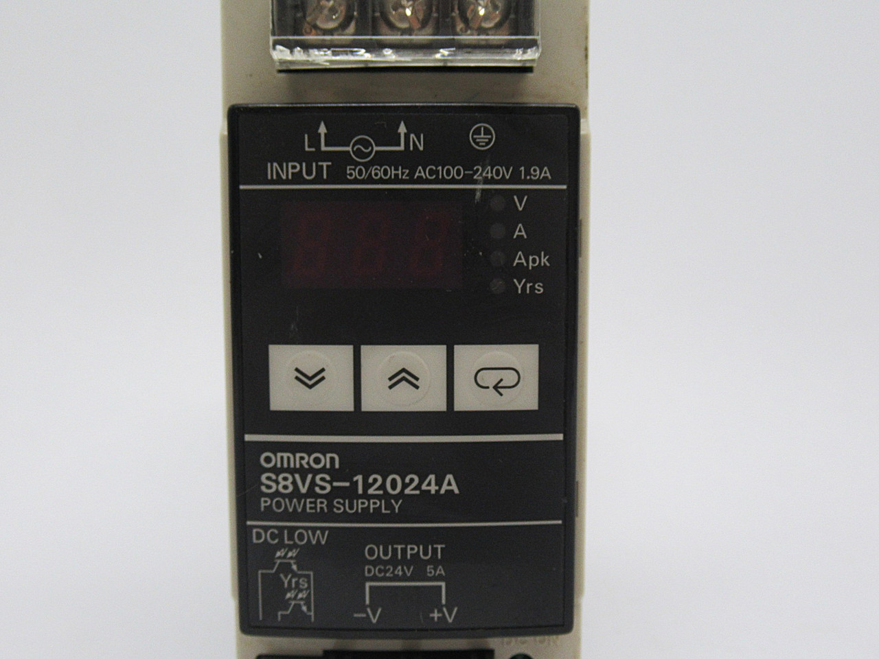 Omron S8VS-12024A Switch Mode Power Supply 120W 24VDC 5A USED