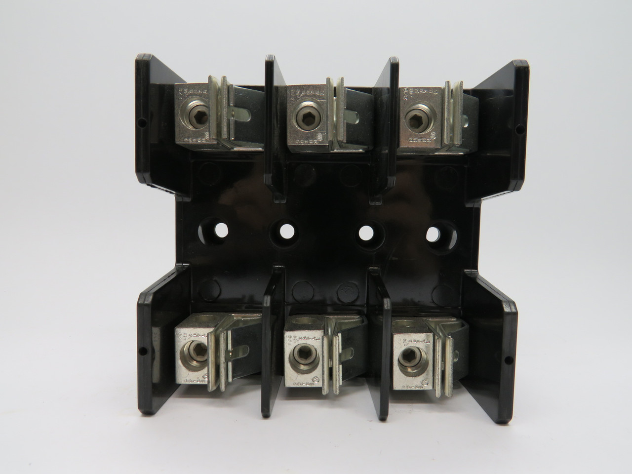 Marathon R6J100A3B Power Distribution Block 100A 600V 3-Pole CHIPPED USED