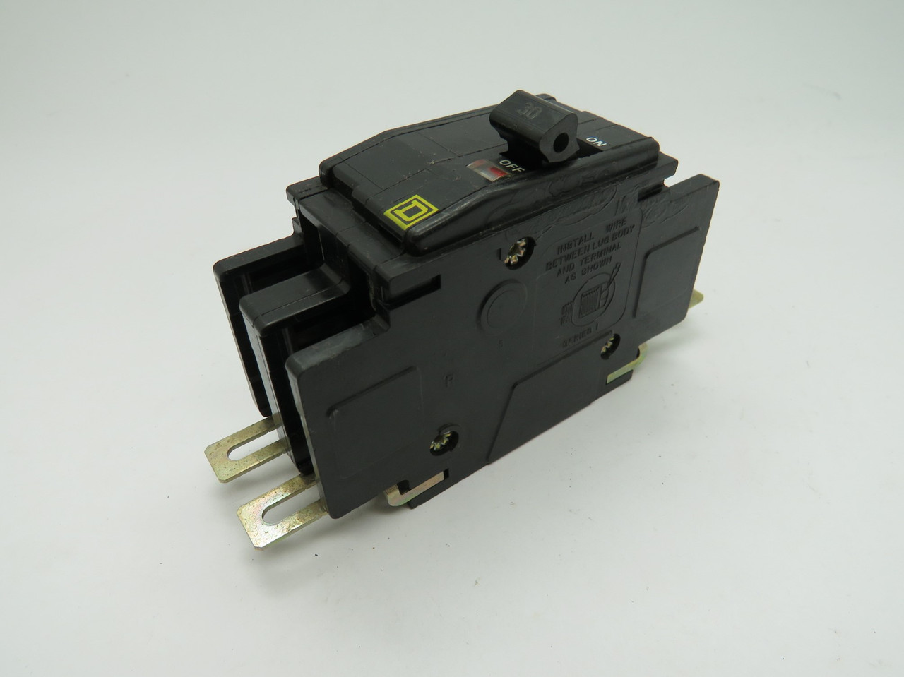 Square D QOU230 Circuit Breaker 30A 120/240V 2-Pole HACR USED