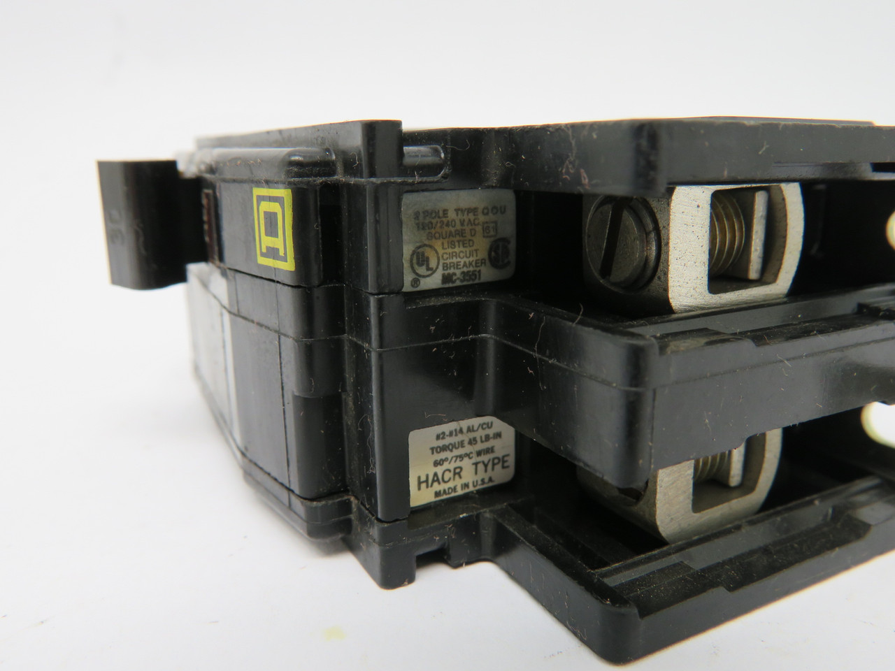 Square D QOU230 Circuit Breaker 30A 120/240V 2-Pole HACR USED
