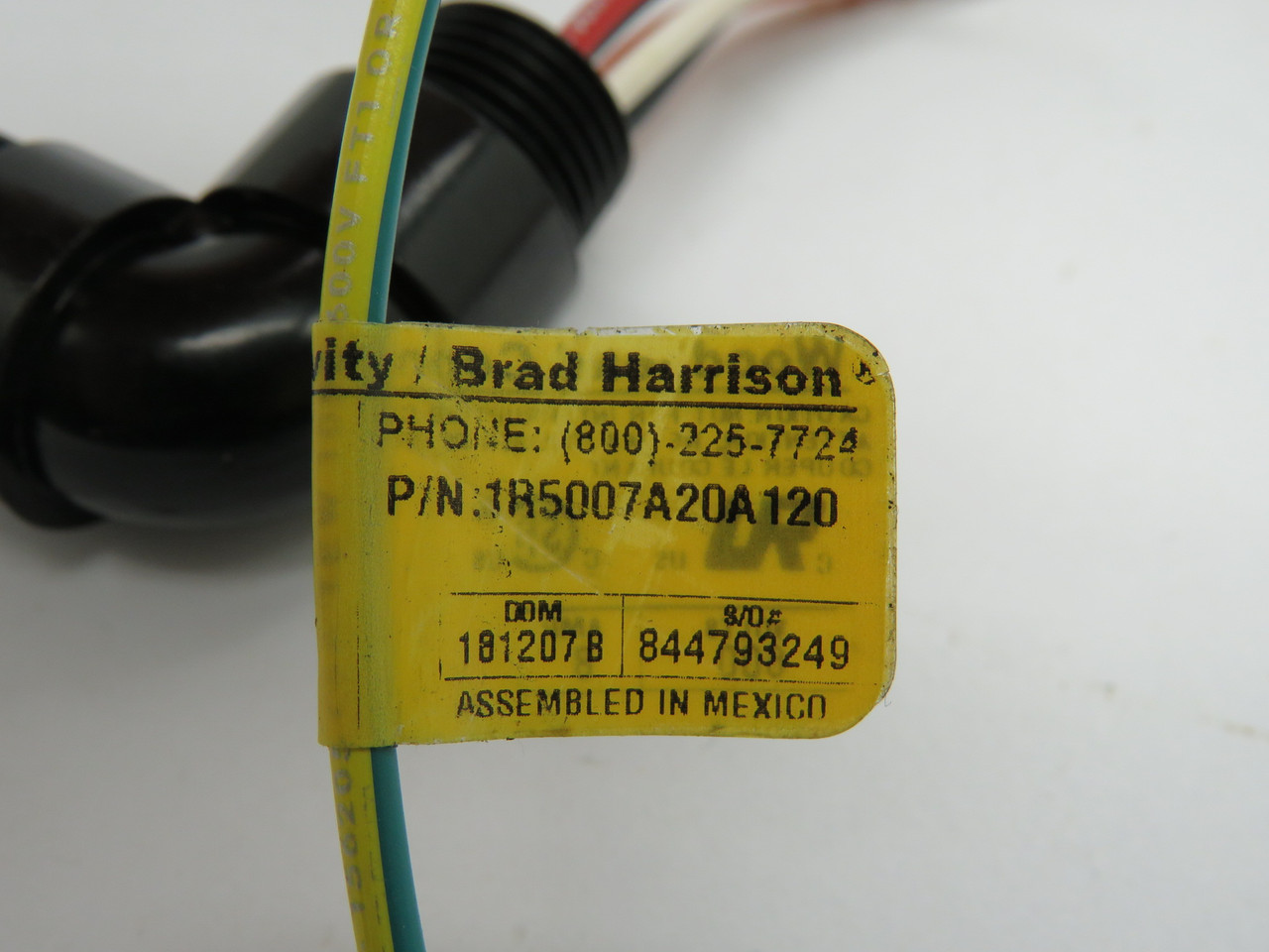 Woodhead 1R5007A20A120 Mini-Change Connector 5-Pole 1' Length SHELF WEAR NOP